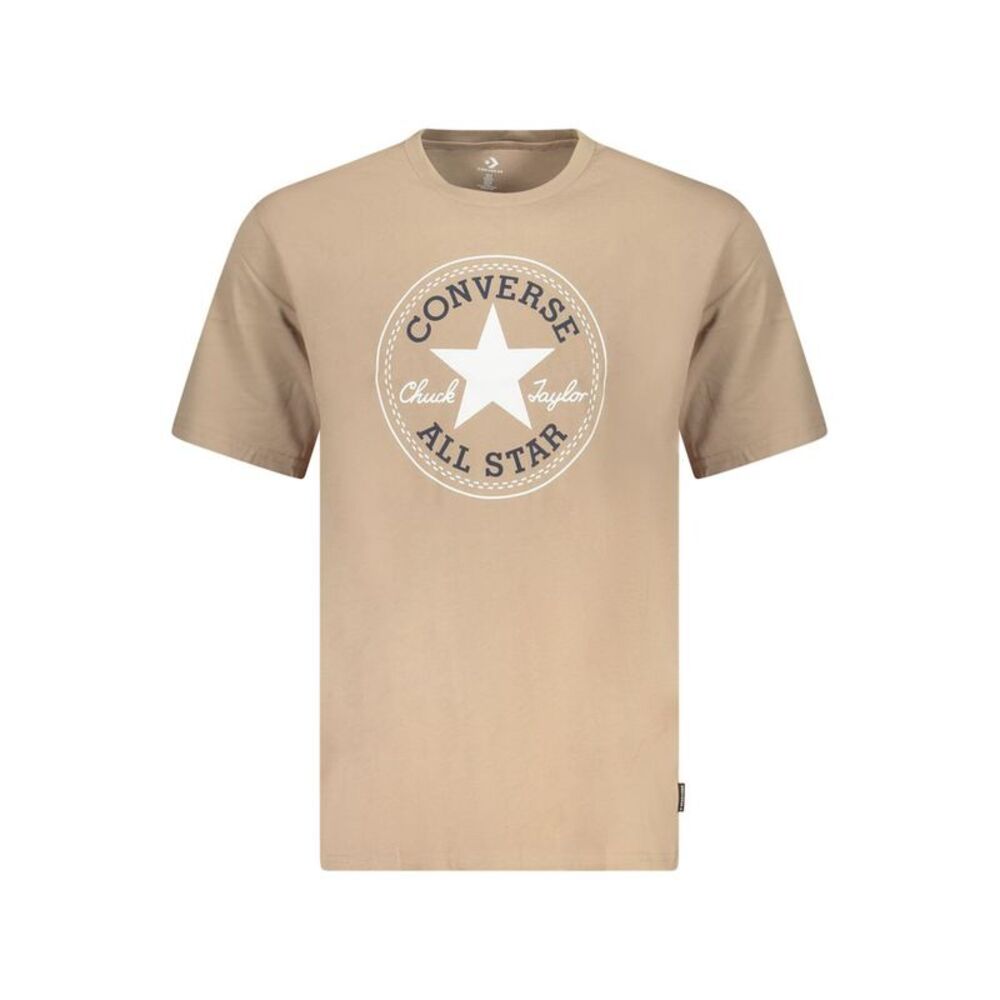 Converse Beige Cotton Men's T-Shirt